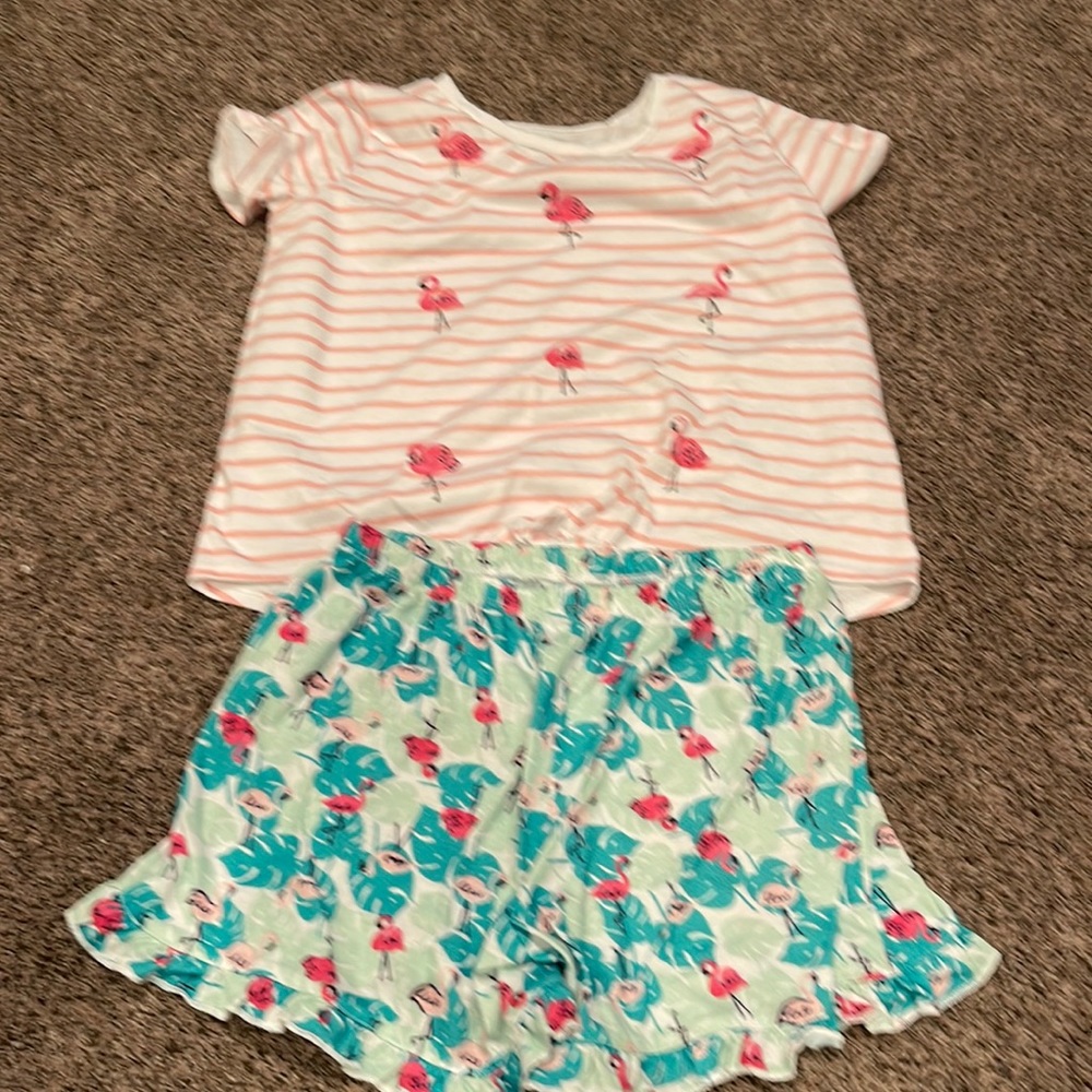 Girls shorts pajama set